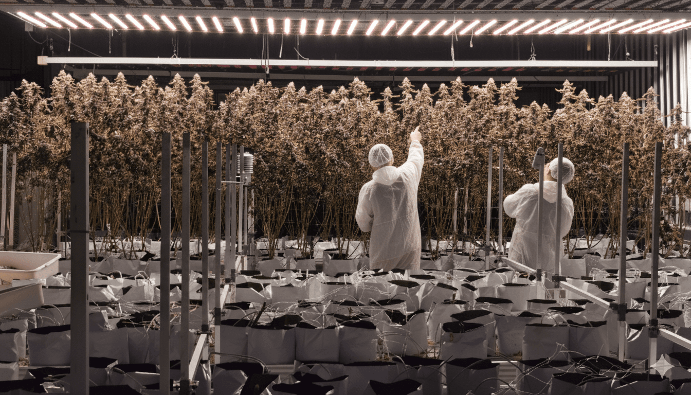 Cultivation backdrop